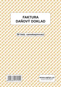 Faktúra A5, samopropisovací, 50 listov 1317